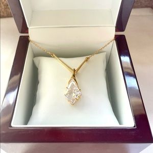 Alexis Bittar Necklace Art Deco Retired Gold Tone VHTF